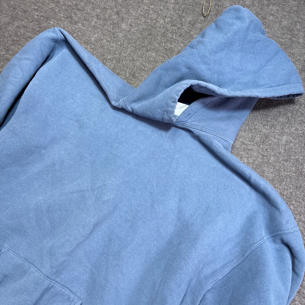 Santee Heavyweight Hoodie Mens XL Blue Vintage‎ Blank Pullover USA